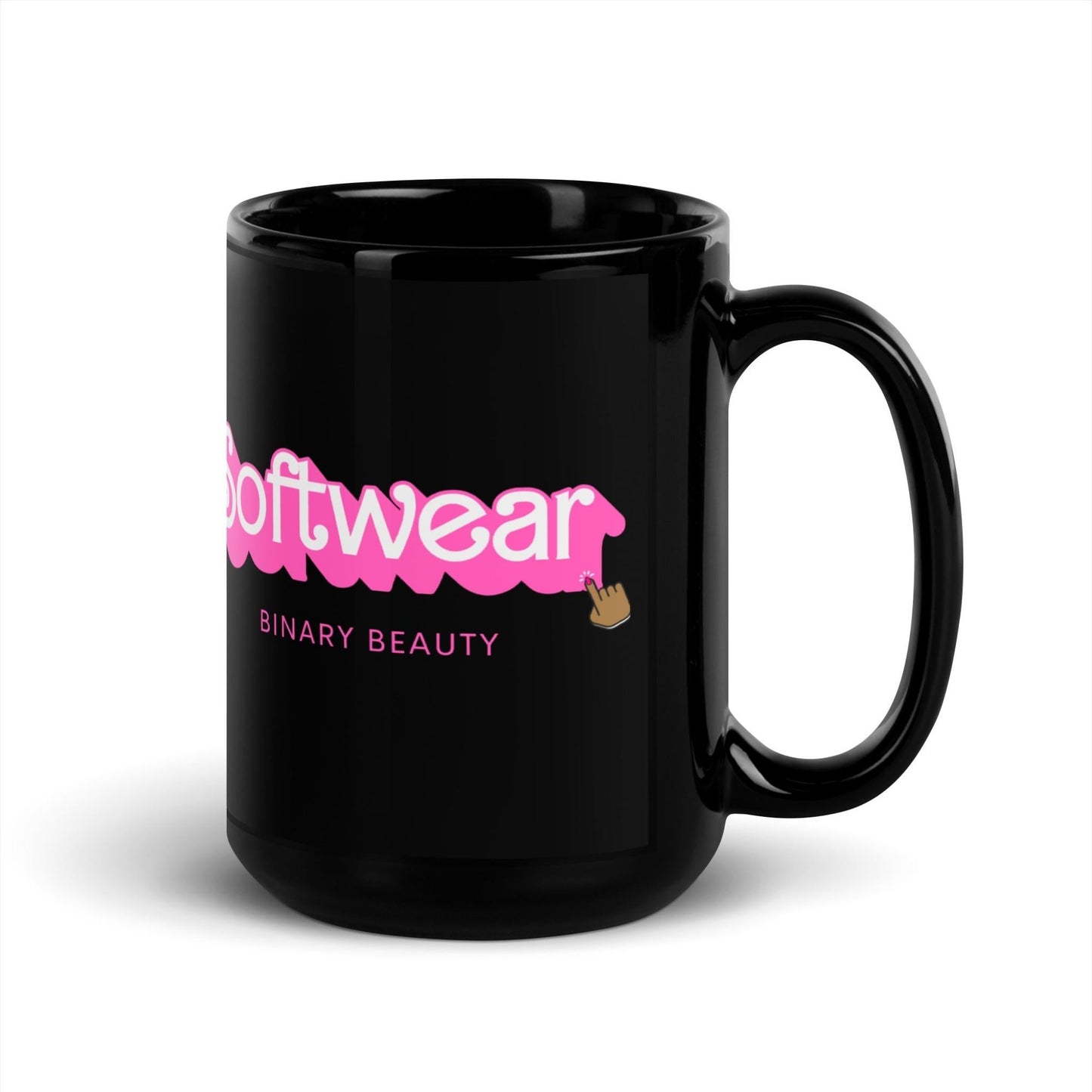 Retro Doll Softwear Mug in Black