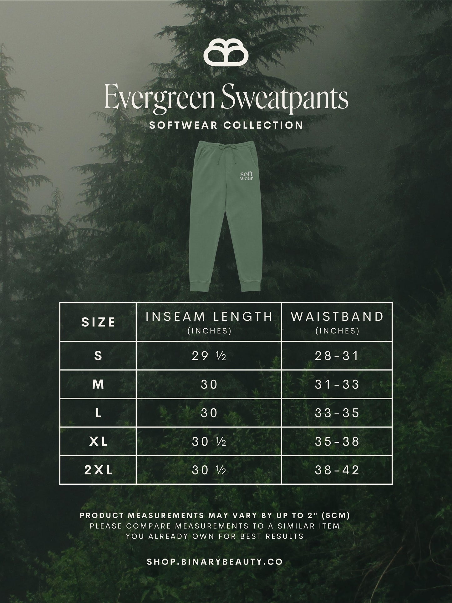 Softwear Sweatpants in Evergreen