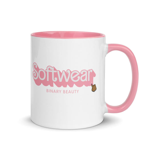 Retro Doll Softwear Mug in Pink