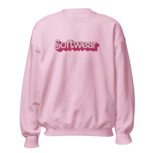 Retro Doll Softwear Crewneck (Pink/White)