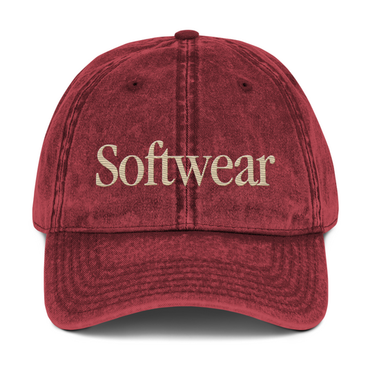 Softwear Denim Hat in Ruby